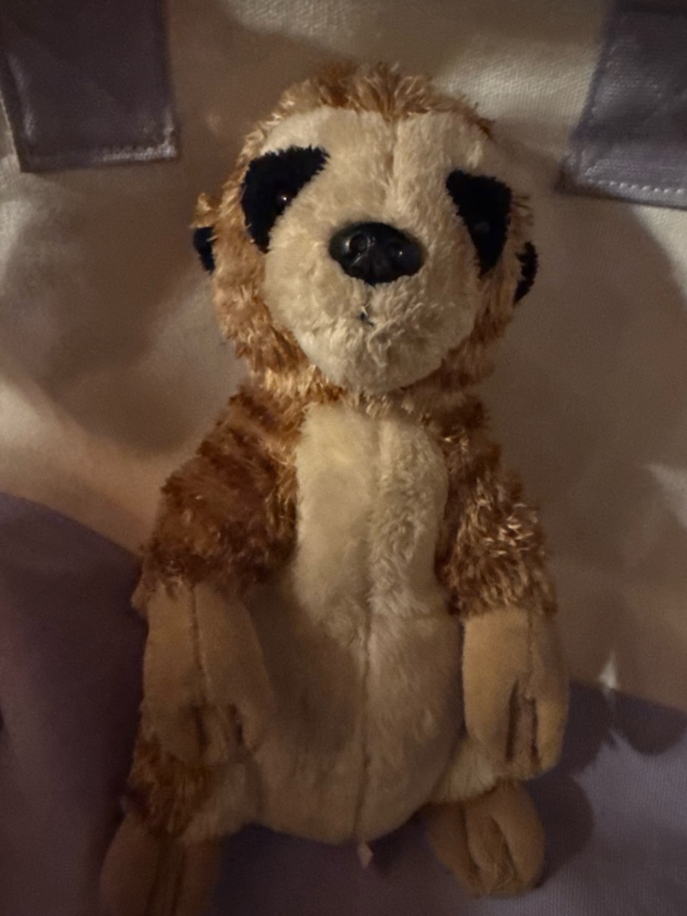 Ganz Webkinz Meerkat Stuffed Animal - Tan and Cream